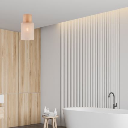 Plafonieră ARI 1xE27/60W/230V d. 16 cm bej fag