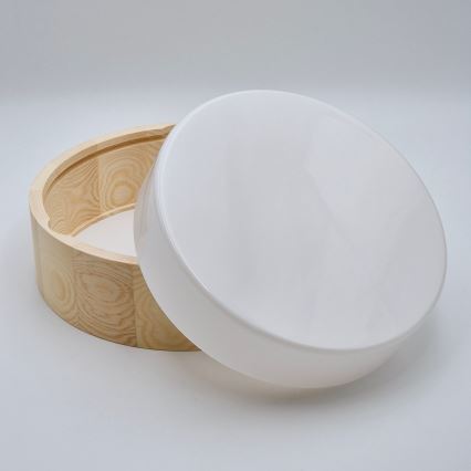 Lumină de plafon pentru baie NATURAL 3xE27/15W/230V IP54 pin ? 37 cm