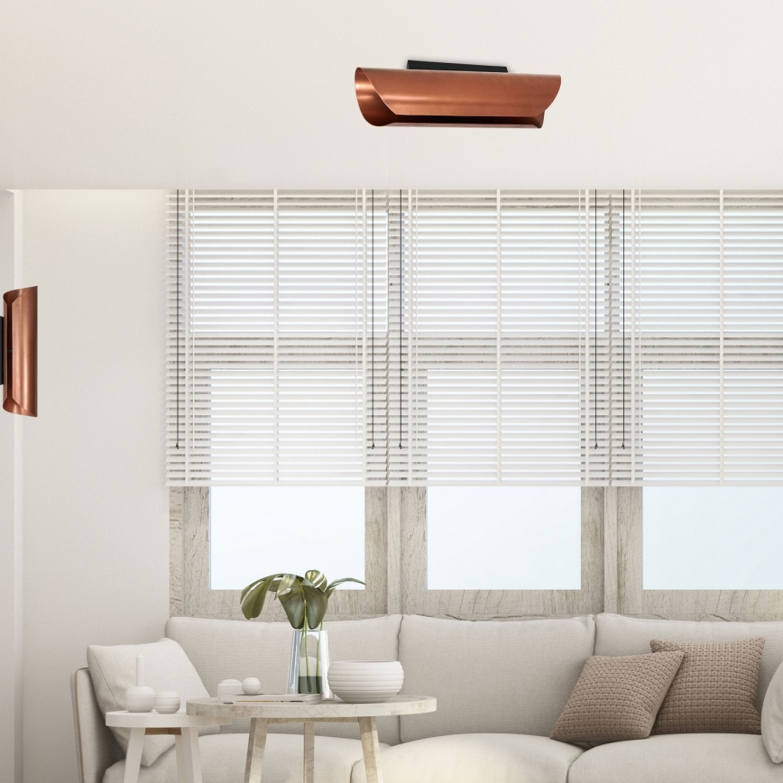 Plafonieră BARBOS 2xG9/8W/230V cupru