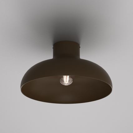Plafonieră BASCA, 1x soclu E27, 15 W, 230 V, diametru 40 cm, maro