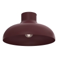 Plafonieră BASCA, 1xE27/15 W/230 V, Ø 40 cm, bordo