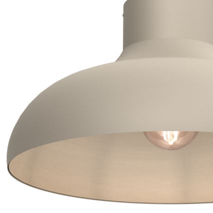 Plafonieră BASCA 1xE27/15W/230V, Ø 40 cm, crem
