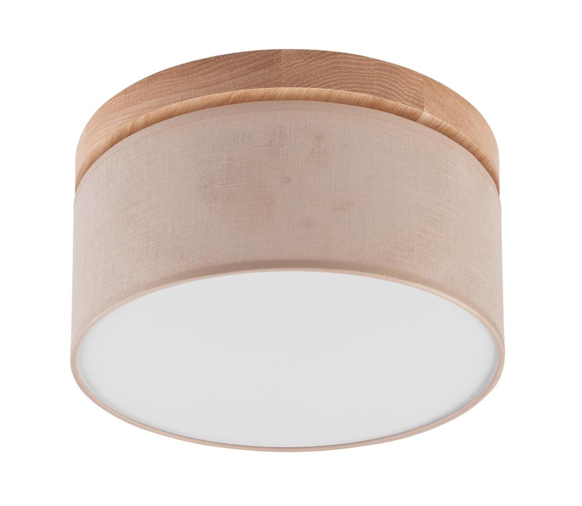 Plafonieră BELLADONNA 1xE27/15W/230V bej/stejar Brilagi