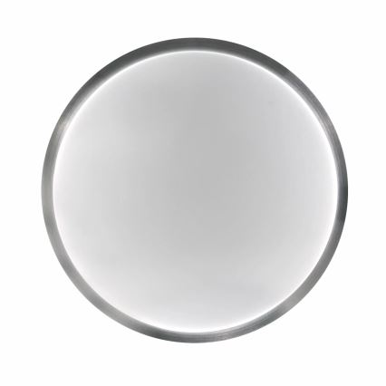 Plafonieră BENEDYKT 2xE27/20W/230V d. 33 cm argintiu