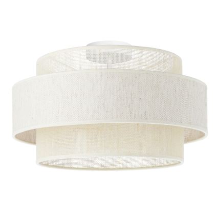 Plafonieră BOHO 1xE27/60W/230V, diametru 40 cm, crem/jută