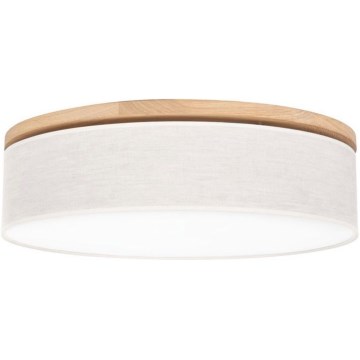 Plafonieră BOHO, 3xE27/25W/230V, Ø 58 cm, stejar