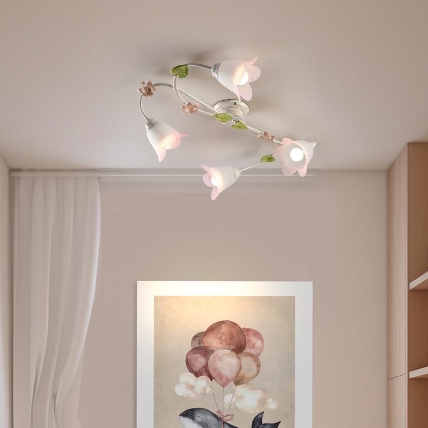 Plafonieră BOTTON DORO 4xE14/6W/230V ONLI