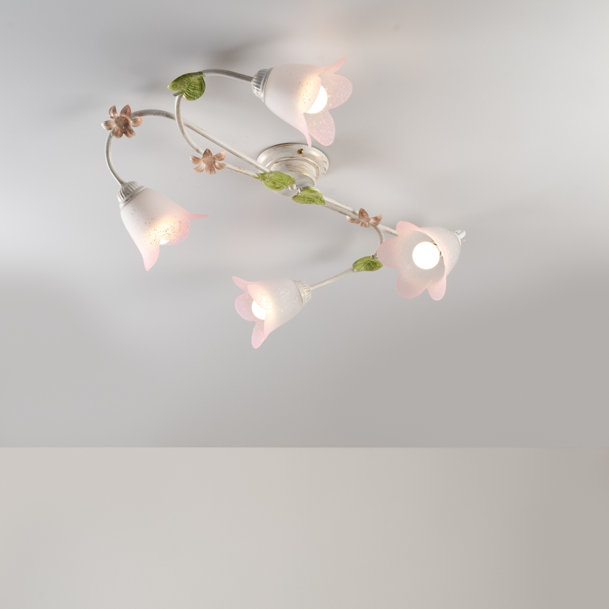 Plafonieră BOTTON DORO 4xE14/6W/230V ONLI