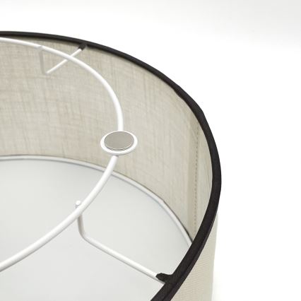 Plafonieră Brilagi BELLADONNA 1xE27/15W/230V d. 30 cm crem/stejar