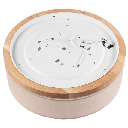 Plafonieră Brilagi BELLADONNA 3xE27/15W/230V d. 50 cm bej/stejar