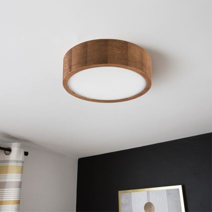 Plafonieră Brilagi CARVALHO 1xE27/60W/230V stejar d. 27 cm