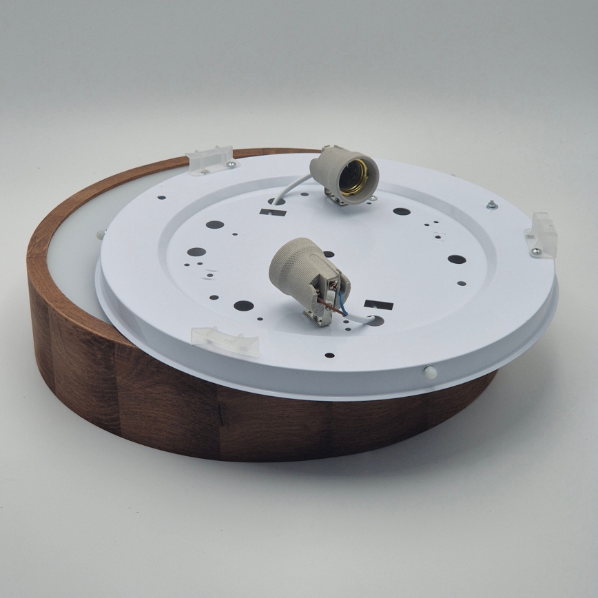 Plafonieră Brilagi CARVALHO 1xE27/60W/230V stejar d. 37 cm