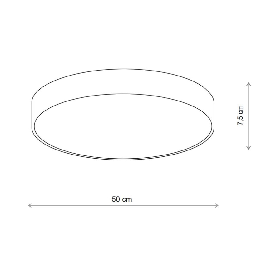 Plafonieră Brilagi CLARE 4xE27/40W/230V d. 50 cm bej