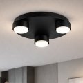 Plafonieră Brilagi MONO 3xGX53/12W/230V Ø 30 cm, neagră