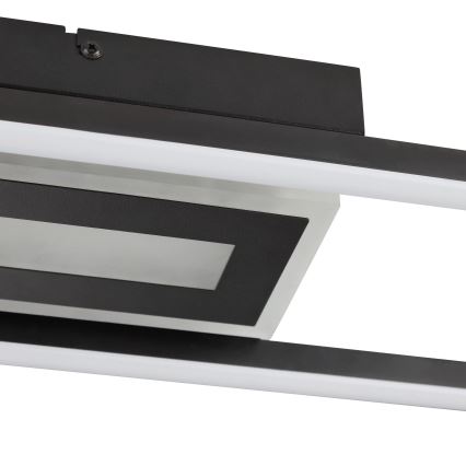 Brilliant - Plafonieră LED RGBW reglabilă BESSON LED/20W/230V 3000-6500K negru + telecomandă