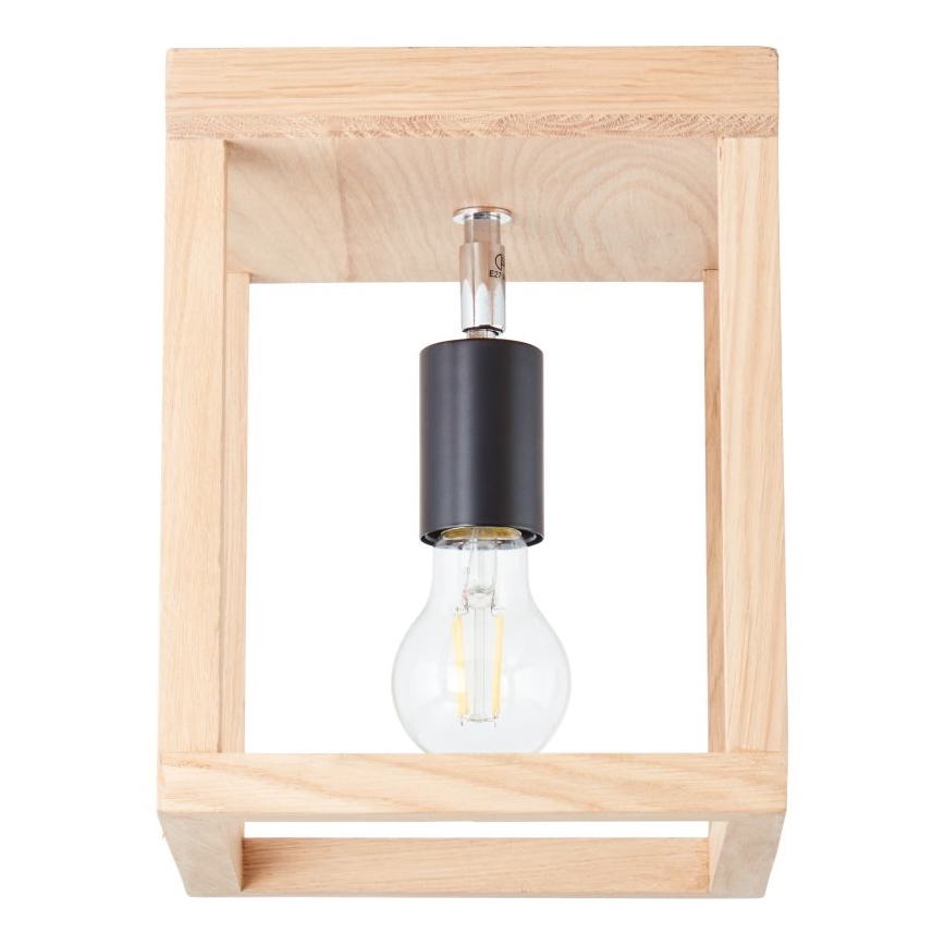 Plafonieră Brilliant NEREA 1xE27/15W/230V stejar