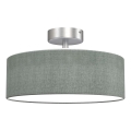 Plafonieră Briloner 3375-024 1xE27/40W/230V d. 30 cm gri