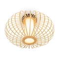 Plafonieră Briloner 3759011 1xE27/10W/230V d. 40 cm bambus