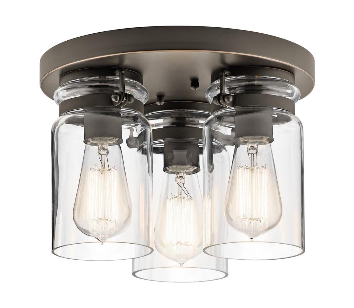 Plafonieră BRINLEY 3xE27/60W/230V antracit Elstead KL-BRINLEY-F-OZ