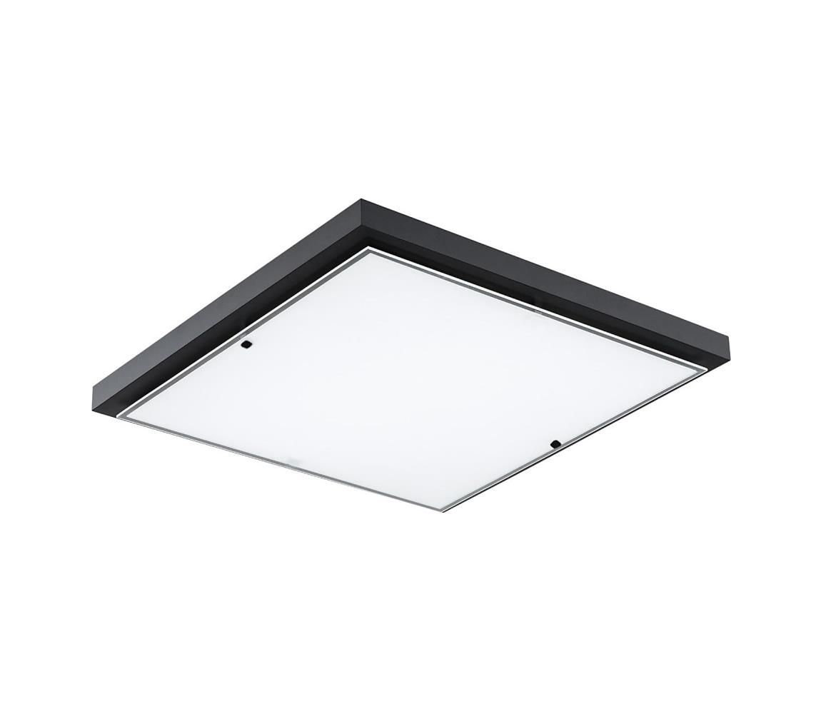 Plafonieră CARLSON 2xE27/15W/230V 29x29 cm negru Argon 7180