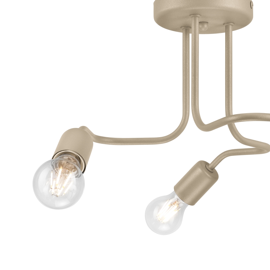 Plafonieră CHARLIE 3xE27/15W/230V bej