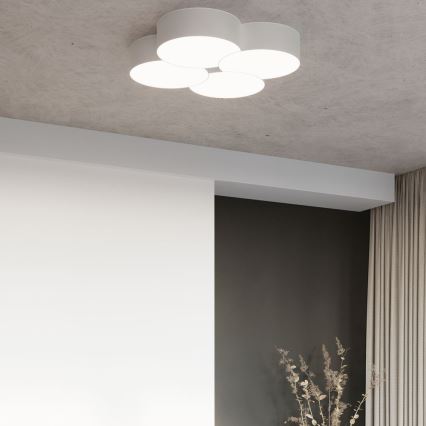 Plafonieră CIRCLE 6xE27/60W/230V albă