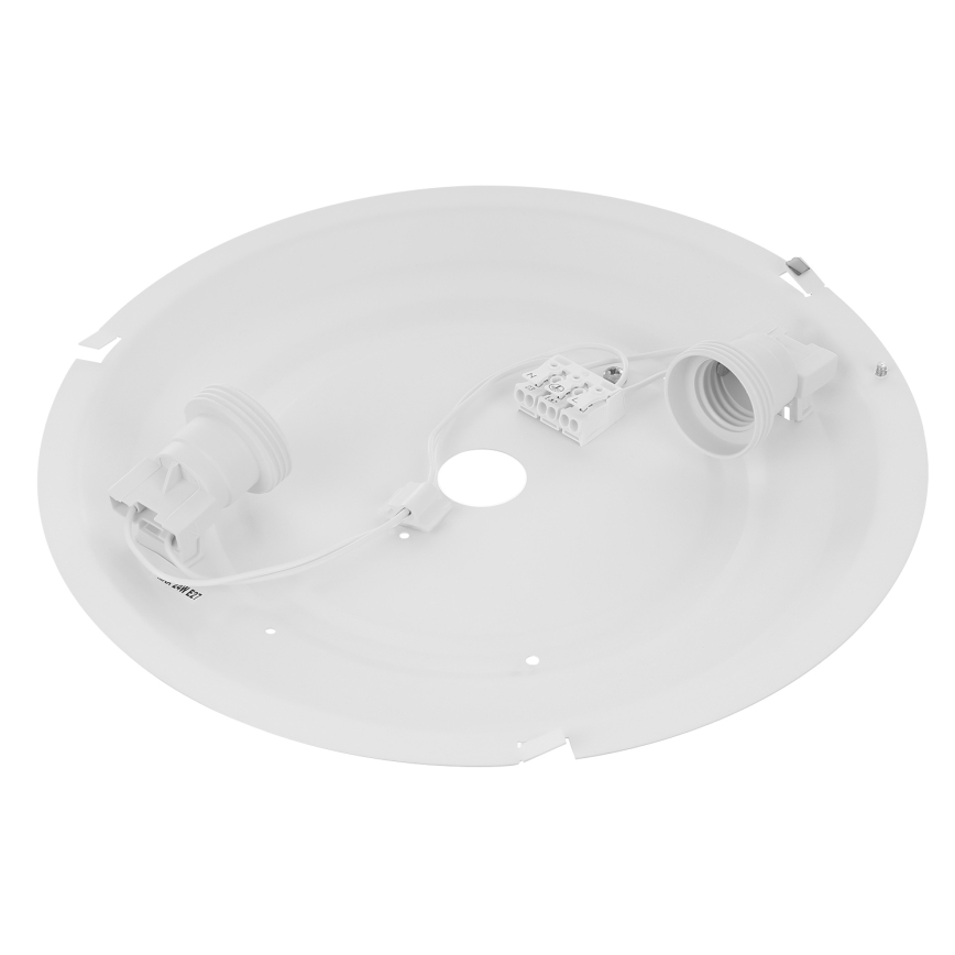 Plafonieră CLARE 2xE27/24W/230V d. 30 cm alb Brilagi