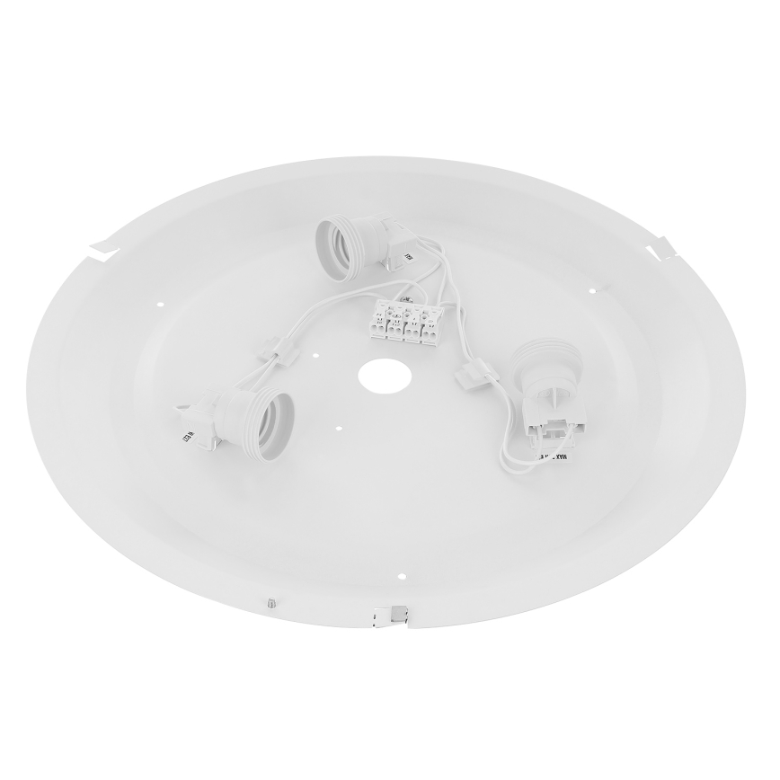 Plafonieră CLARE 3xE27/40W/230V d. 40 cm negru Brilagi