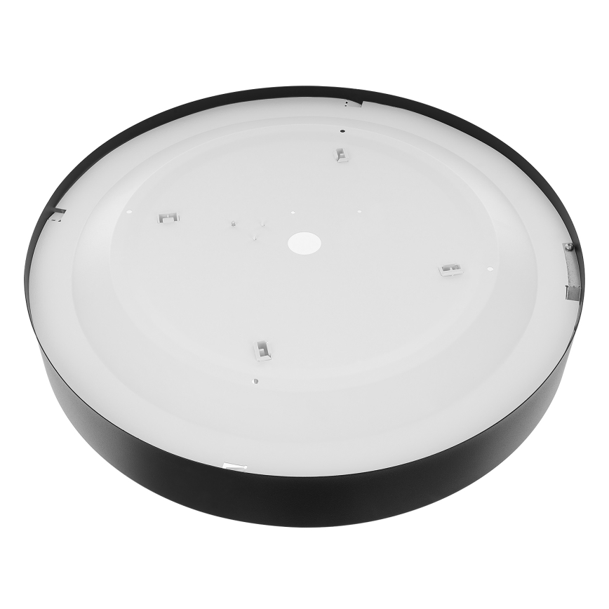 Plafonieră CLARE 4xE27/40W/230V d. 50 cm negru Brilagi