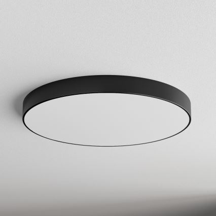 Plafonieră CLARE 6xE27/40W/230V d. 80 cm negru Brilagi