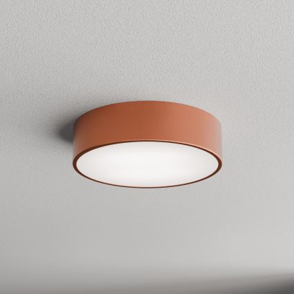 Plafonieră CLEO cu senzor de mișcare și de amurg, 2xE27/24W/230V, Ø 30 cm, finisaj cupru
