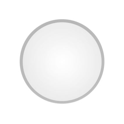 Plafonieră CLEO cu senzor de mișcare și de amurg, 2xE27/24W/230V, Ø 30 cm, gri