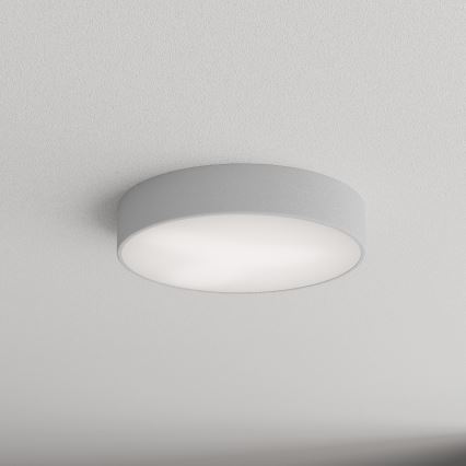 Plafonieră CLEO cu senzor de mișcare și de crepuscul, 3xE27/24W/230V, Ø 40 cm, gri