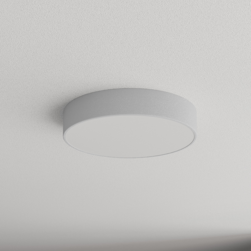 Plafonieră CLEO cu senzor de mișcare și de crepuscul, 3xE27/24W/230V, Ø 40 cm, gri