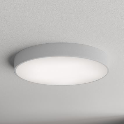 Lampă de tavan CLEO cu senzor de mișcare și de amurg, 5xE27/24W/230V, Ø 60 cm, gri