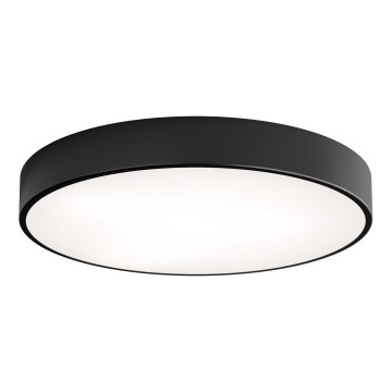 Plafonieră CLEO cu senzor de mișcare și crepuscular, 5xE27/24W/230V, Ø 60 cm, neagră