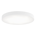 Plafonieră CLEO cu senzor de mișcare și senzor crepuscular, 6xE27/24W/230V, Ø 80 cm, albă