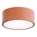 Plafonieră CLEO pentru baie cu senzor, 1x E27, 24W, 230V, Ø20 cm, IP54, finisaj cupru