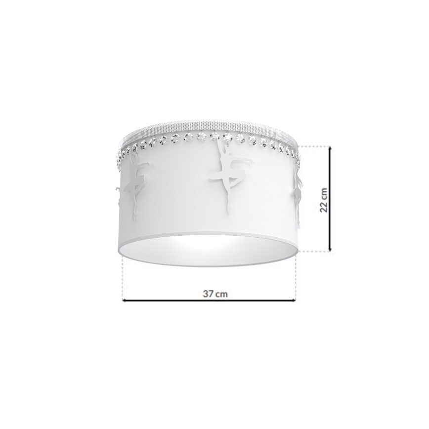 Plafonieră copii BALLET 1xE27/60W/230V