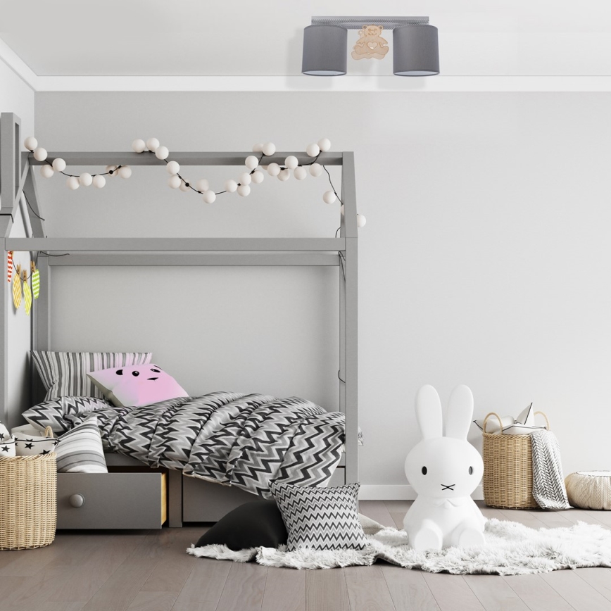 Plafonieră copii BEAR 2xE27/60W/230V