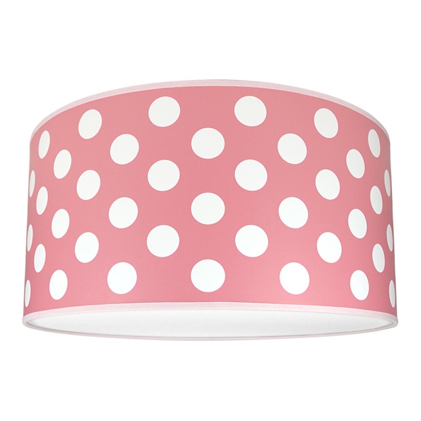Plafoniera copii DOTS PINK 2xE27/60W/230V roz