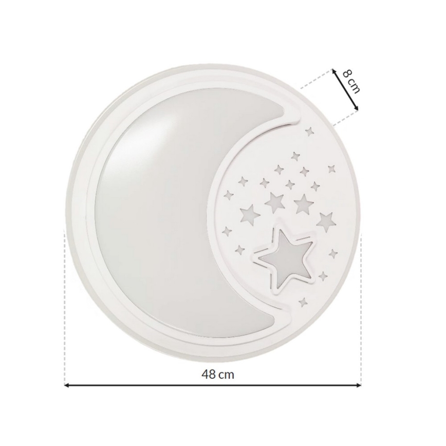 Plafonieră copii LED NOTTE LED/40W/230V