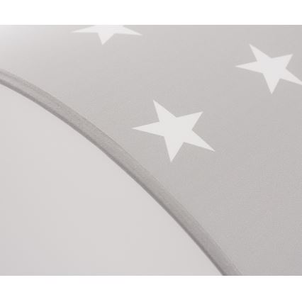 Plafonieră copii STARS GREY 2xE27/60W/230V gri