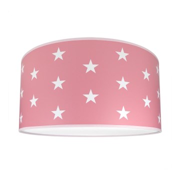 Plafoniera copii STARS PINK 2xE27/60W/230V roz