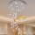 Plafonieră cu cristale LED AVARA LED/24W/230V, diametru 40 cm, crom lucios + telecomandă