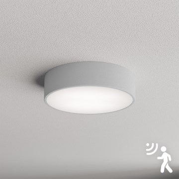 Plafonieră cu senzor Brilagi CLARE 2xE27/40W/230V d. 30 cm gri