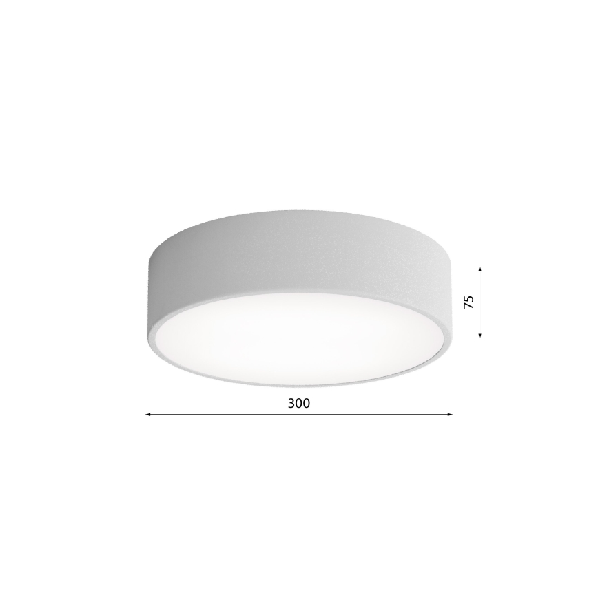 Plafonieră cu senzor Brilagi CLARE 2xE27/40W/230V d. 30 cm gri