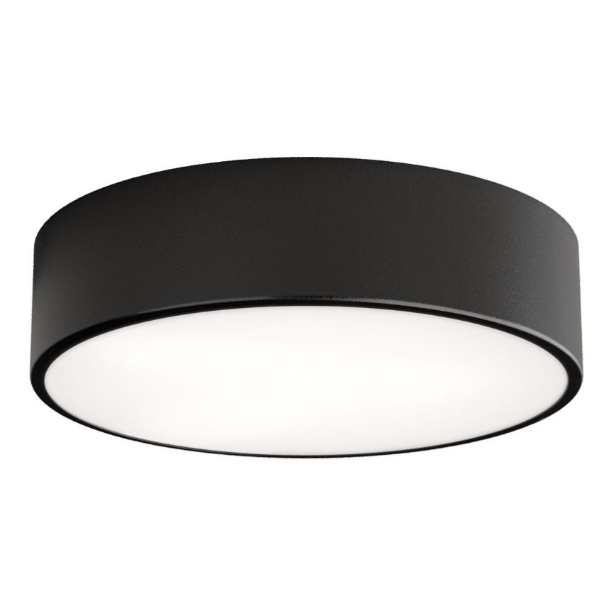 Plafonieră cu senzor CLARE 2xE27/40W/230V d. 30 cm negru Brilagi