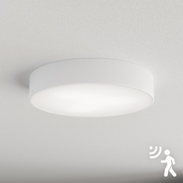 Plafonieră cu senzor CLARE 3xE27/40W/230V d. 40 cm alb Brilagi