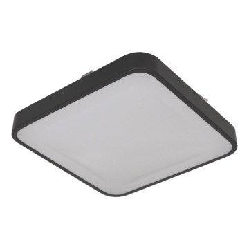 Plafonieră cu senzor WILTON 2xE27/60W/230V 33x33 cm antracit